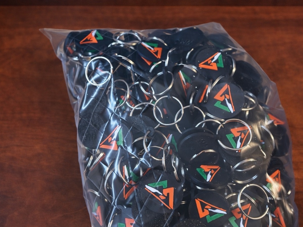 Bagged keychains