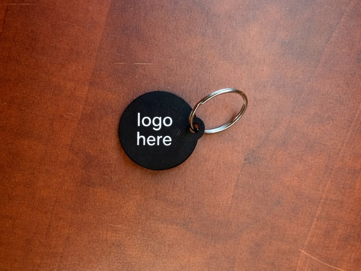 1" Custom Keychain