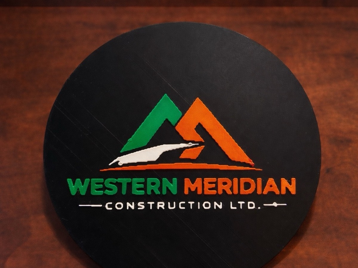 Large custom logo badge example